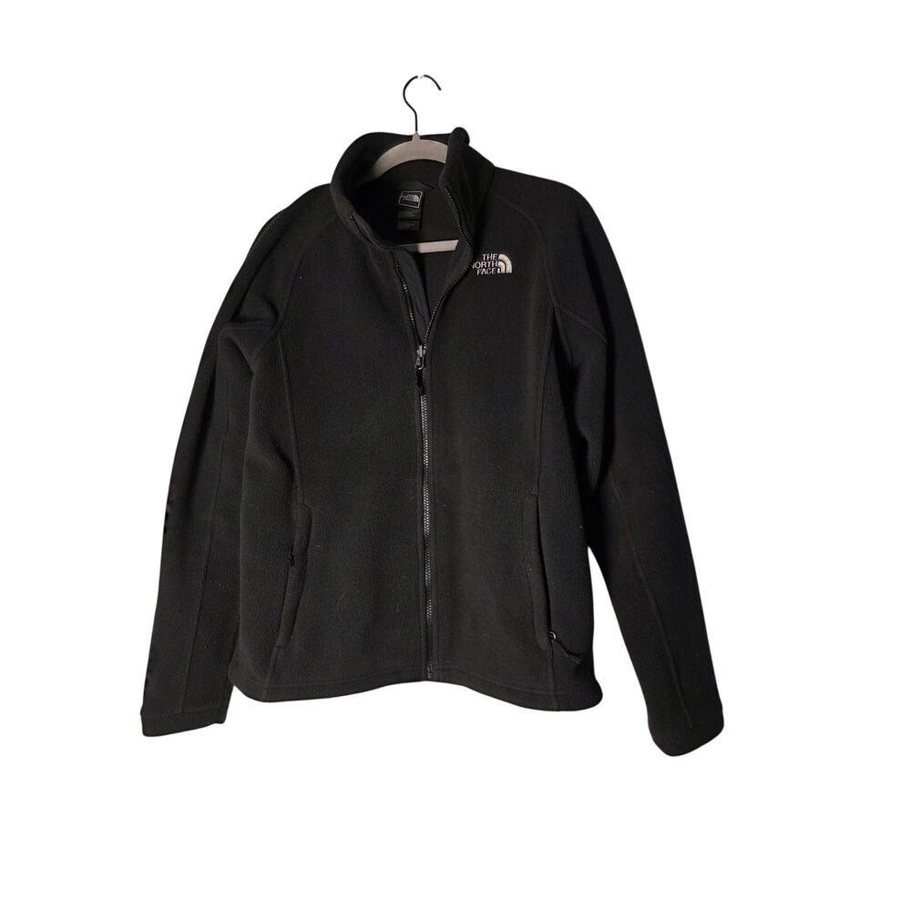 The North Face Women Fleece Jacket Full Zip Black Large Fall Warm Casual Outdoor